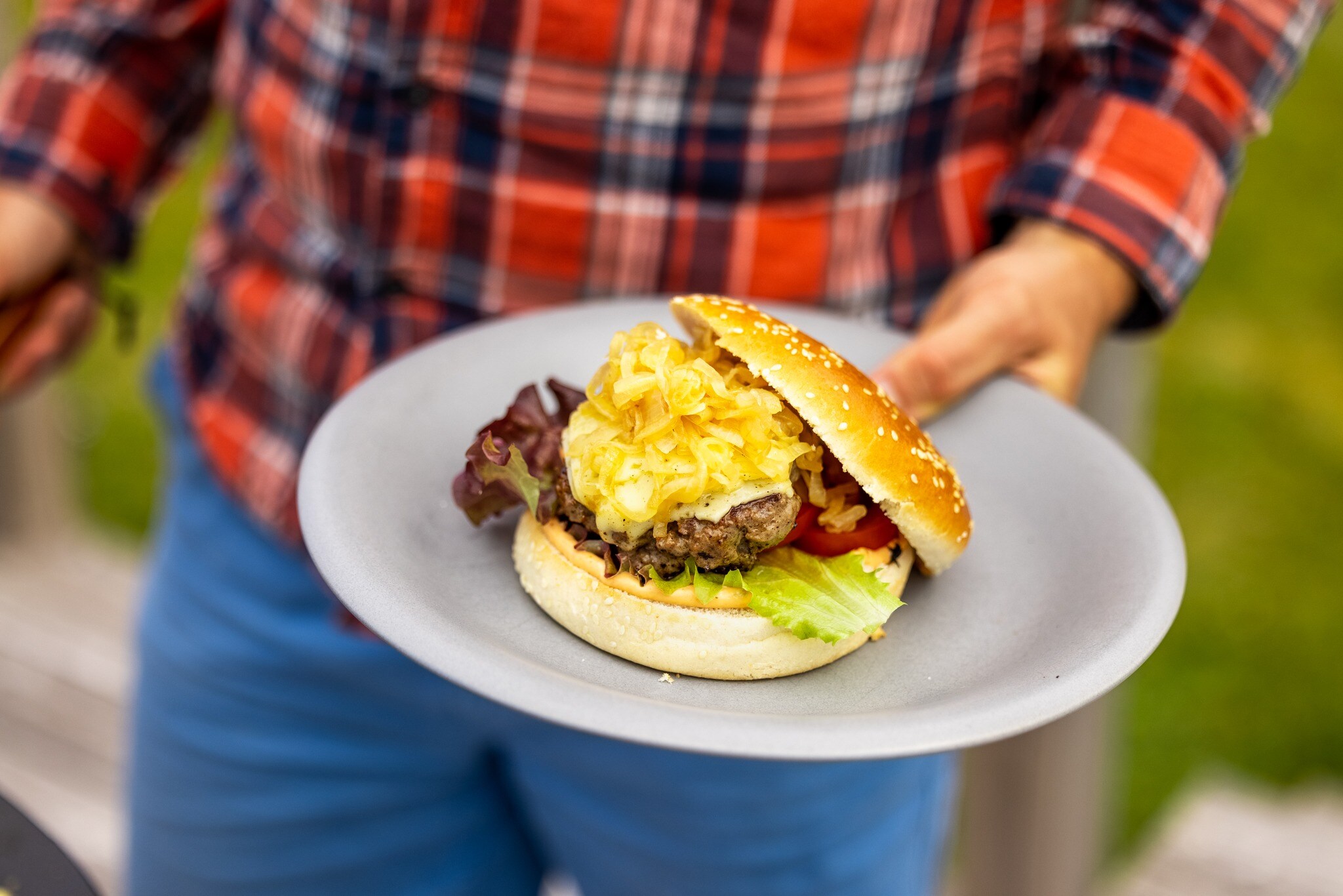 Hamburger på stekehelle